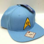 Blue Star Trek Snapback Hat with Logo