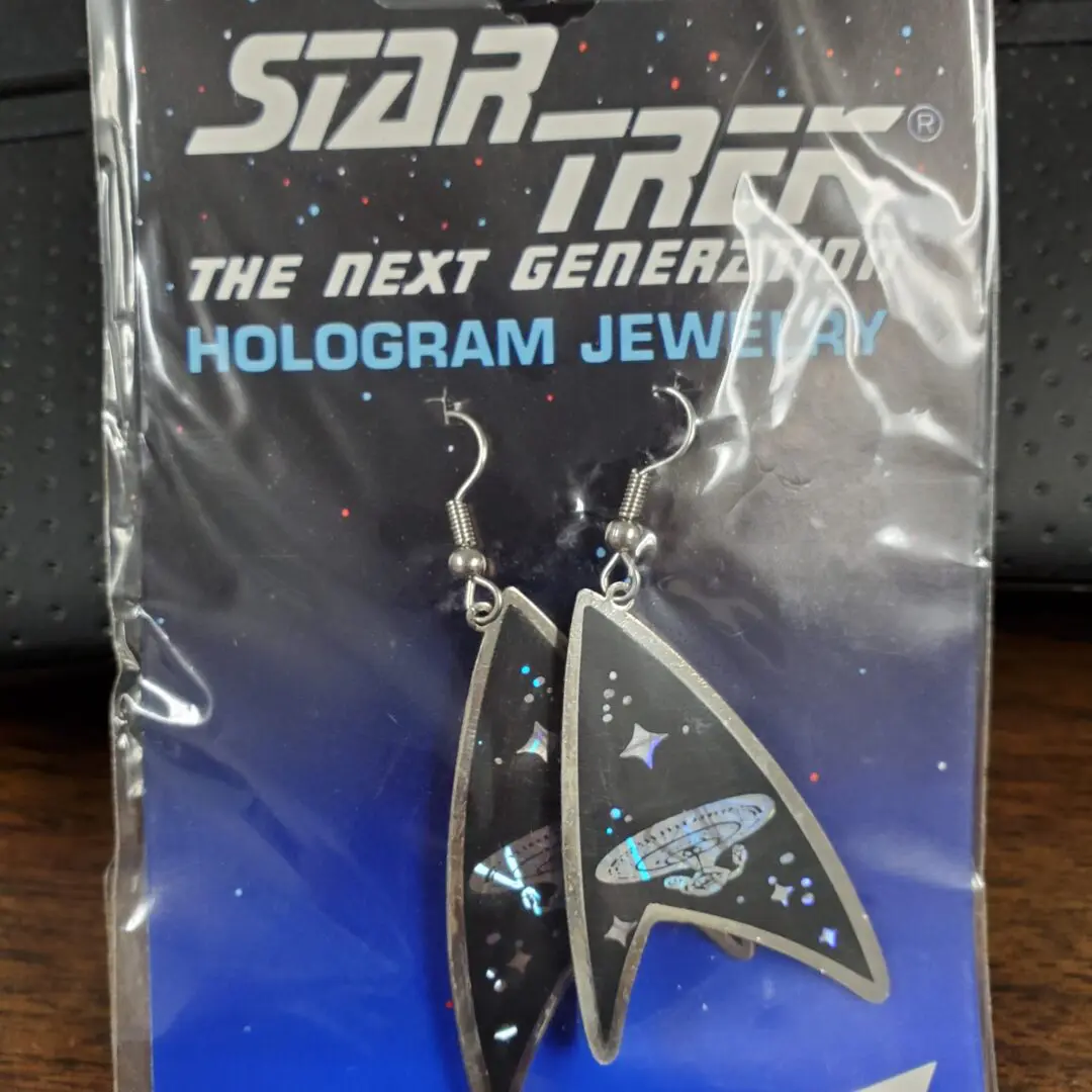 Star Trek The Next Generation earrings.