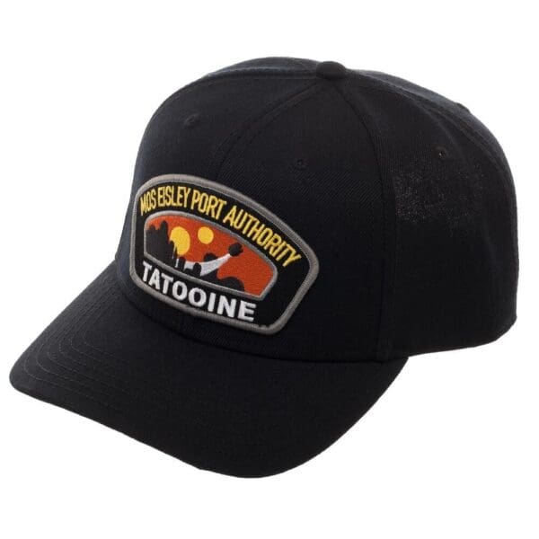 Black Mos Eisley Port Authority Tatooine baseball cap.