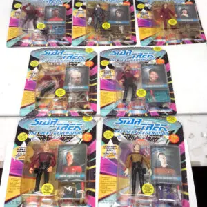 Star Trek: The Next Generation action figures.