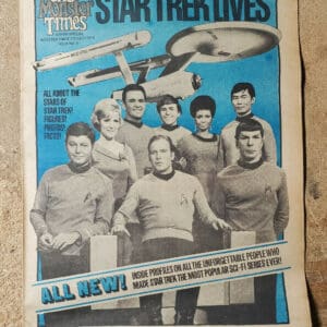 Star Trek Lives magazine cover with cast.