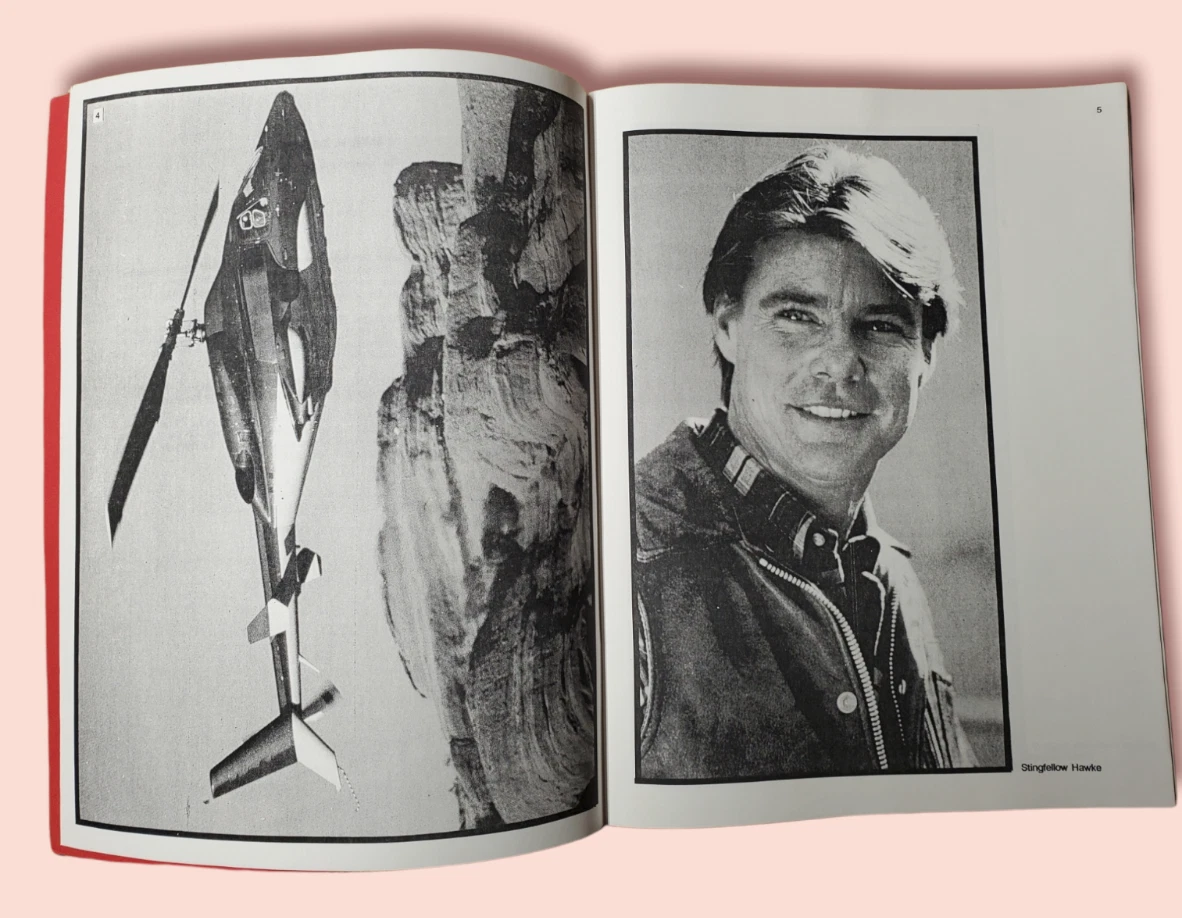 1980s Airwolf Flight Manual- Helicopter TV Series- Jan Michael Vincent- 32 Pages - Image 5