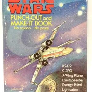 Original 1978 STAR WARS Punch-Out & Make-It Book- UNUSED