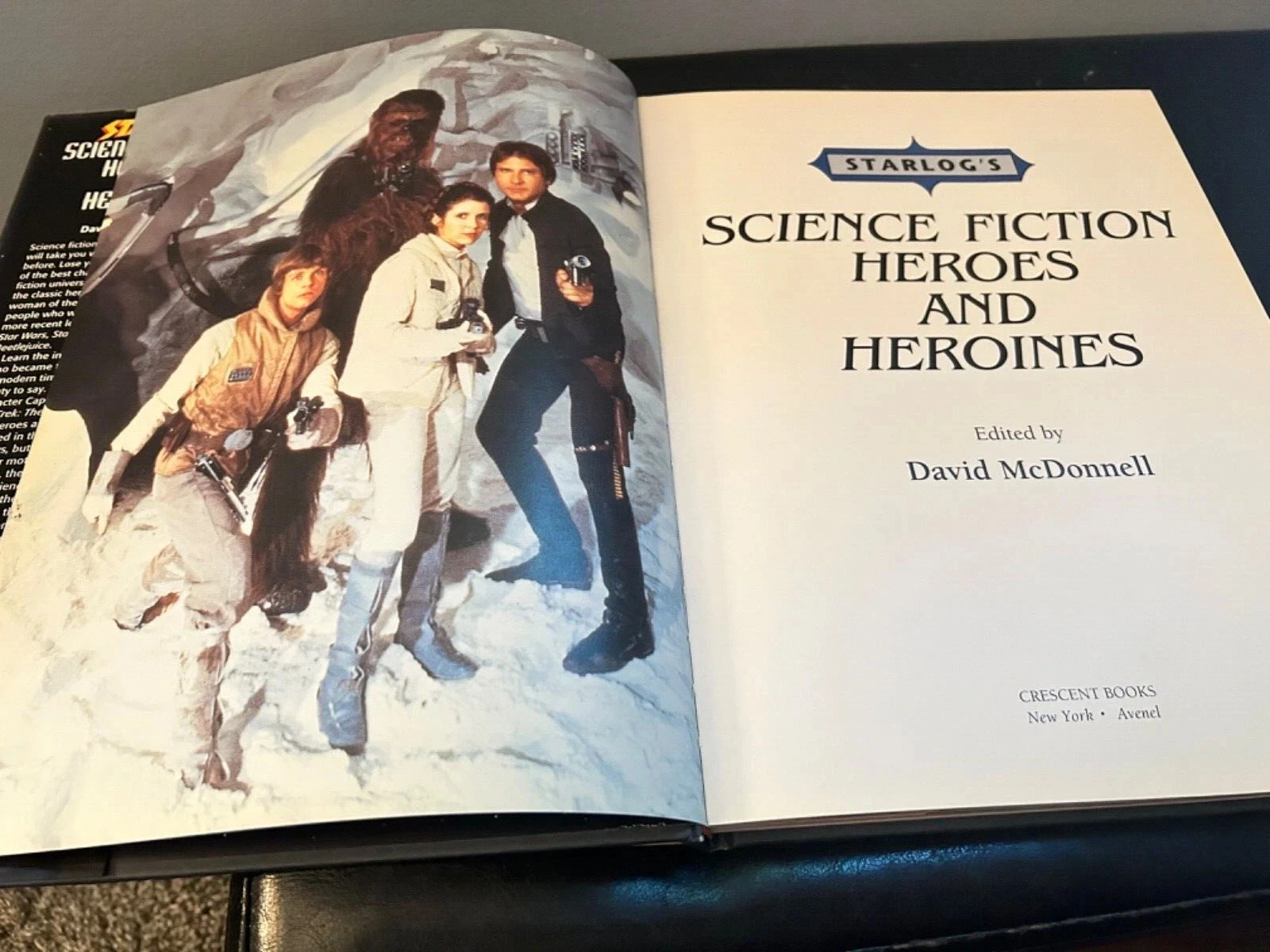 1995 Starlog Science Fiction Heroes & Heroines Hardcover Book-Star Trek/Wars - Image 2