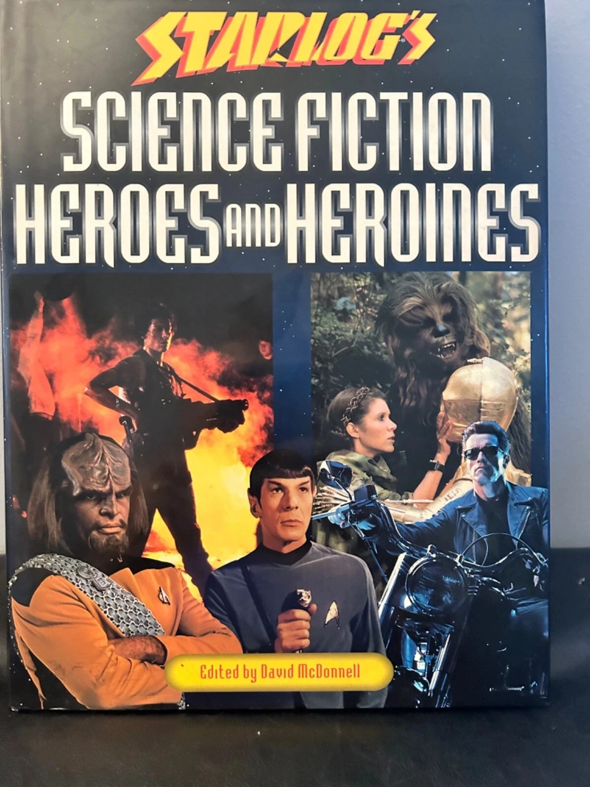 1995 Starlog Science Fiction Heroes & Heroines Hardcover Book-Star Trek/Wars