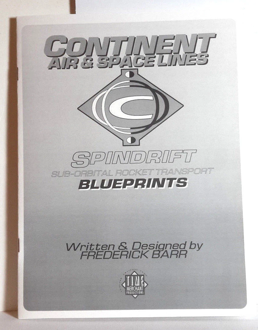 Vintage 1993 Land Of Giants Spindrift Blueprints & Technical Manual w Folder - Image 4